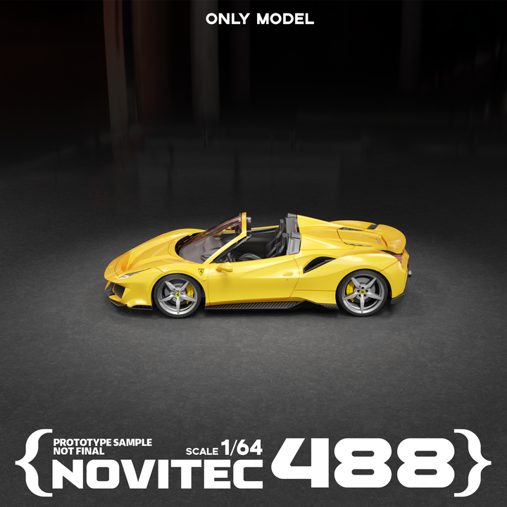 [Preorder] Only Model 1:64 Novitec 488 Roadster (5 Colors)