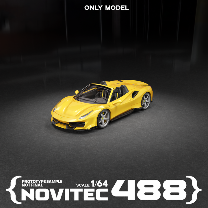 [Preorder] Only Model 1:64 Novitec 488 Roadster (5 Colors)