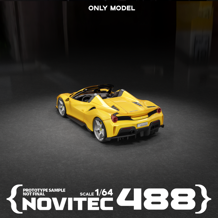 [Preorder] Only Model 1:64 Novitec 488 Roadster (5 Colors)