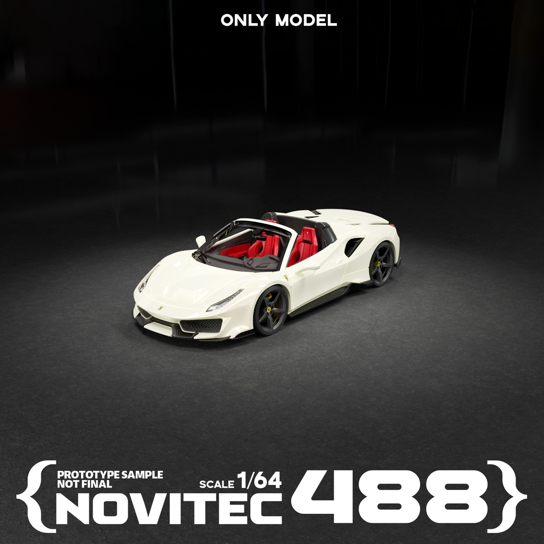 [Preorder] Only Model 1:64 Novitec 488 Roadster (5 Colors)