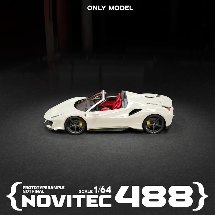 [Preorder] Only Model 1:64 Novitec 488 Roadster (5 Colors)