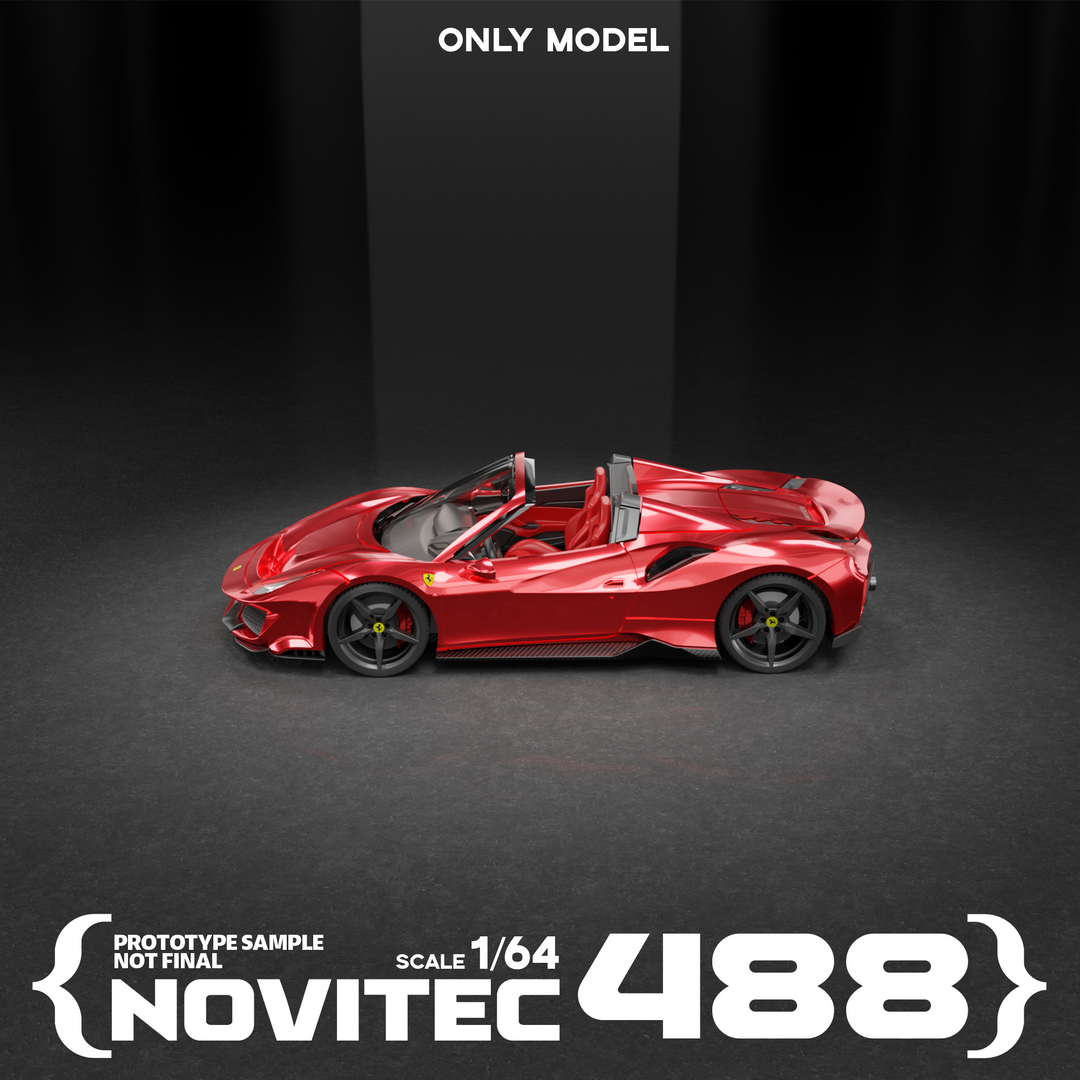 [Preorder] Only Model 1:64 Novitec 488 Roadster (5 Colors)