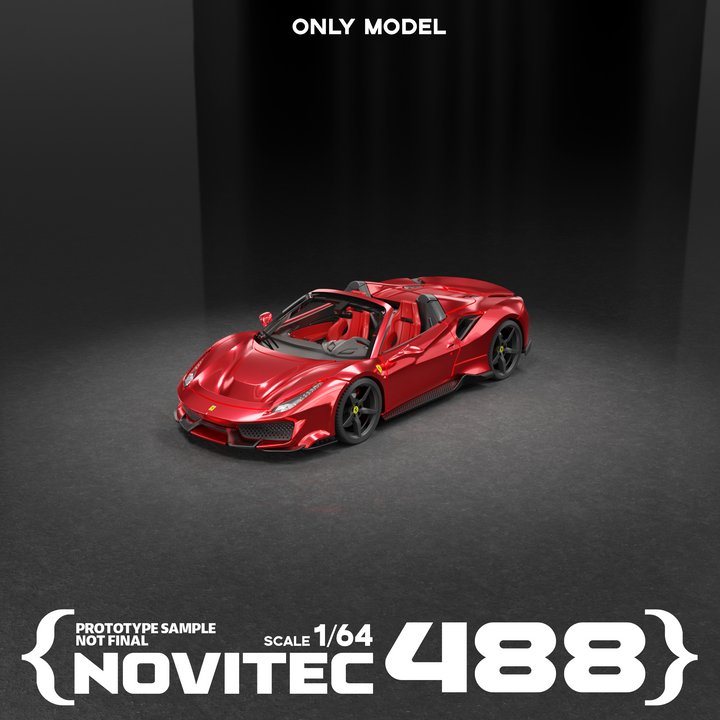 [Preorder] Only Model 1:64 Novitec 488 Roadster (5 Colors)