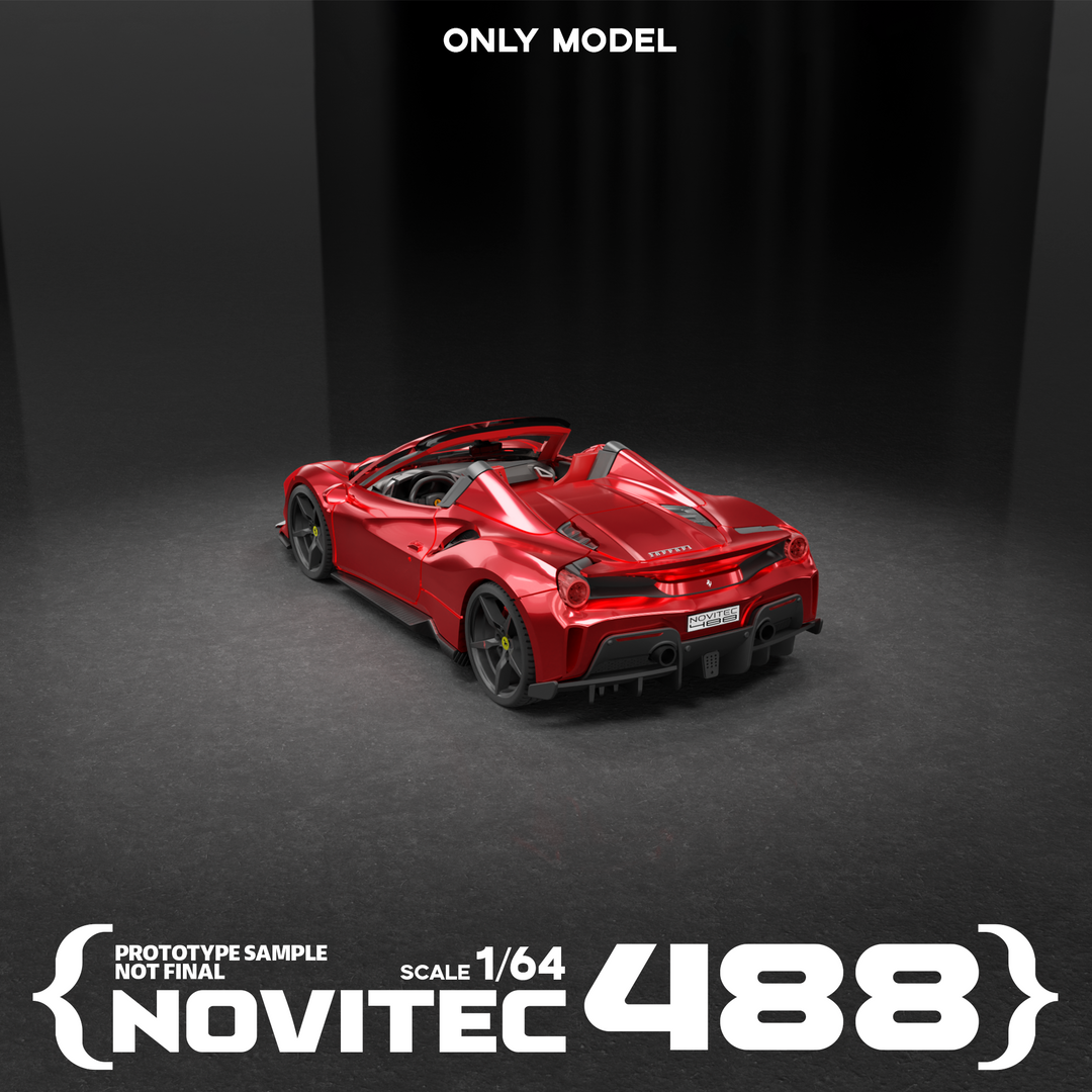 [Preorder] Only Model 1:64 Novitec 488 Roadster (5 Colors)