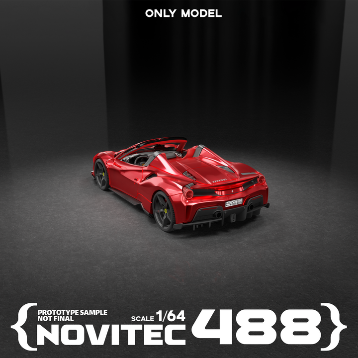 [Preorder] Only Model 1:64 Novitec 488 Roadster (5 Colors)