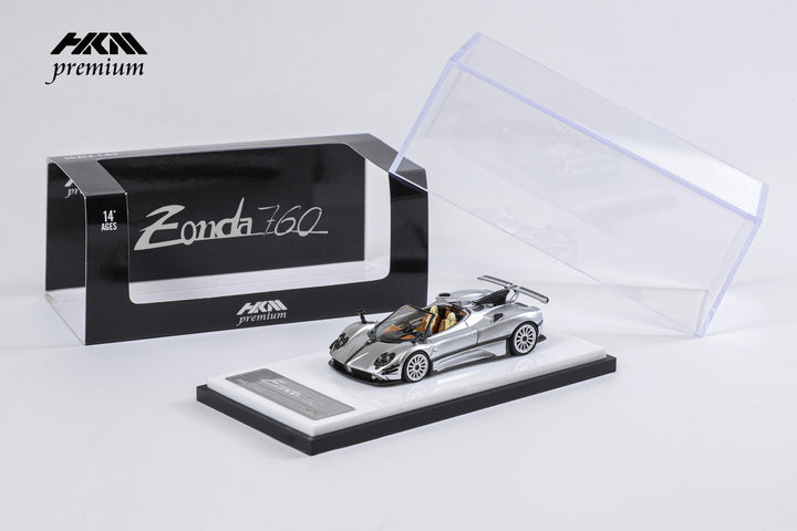 [Preorder] HKM Premium 1:64 Pagani Zonda 760 Roadster 2022 (2 Colors)