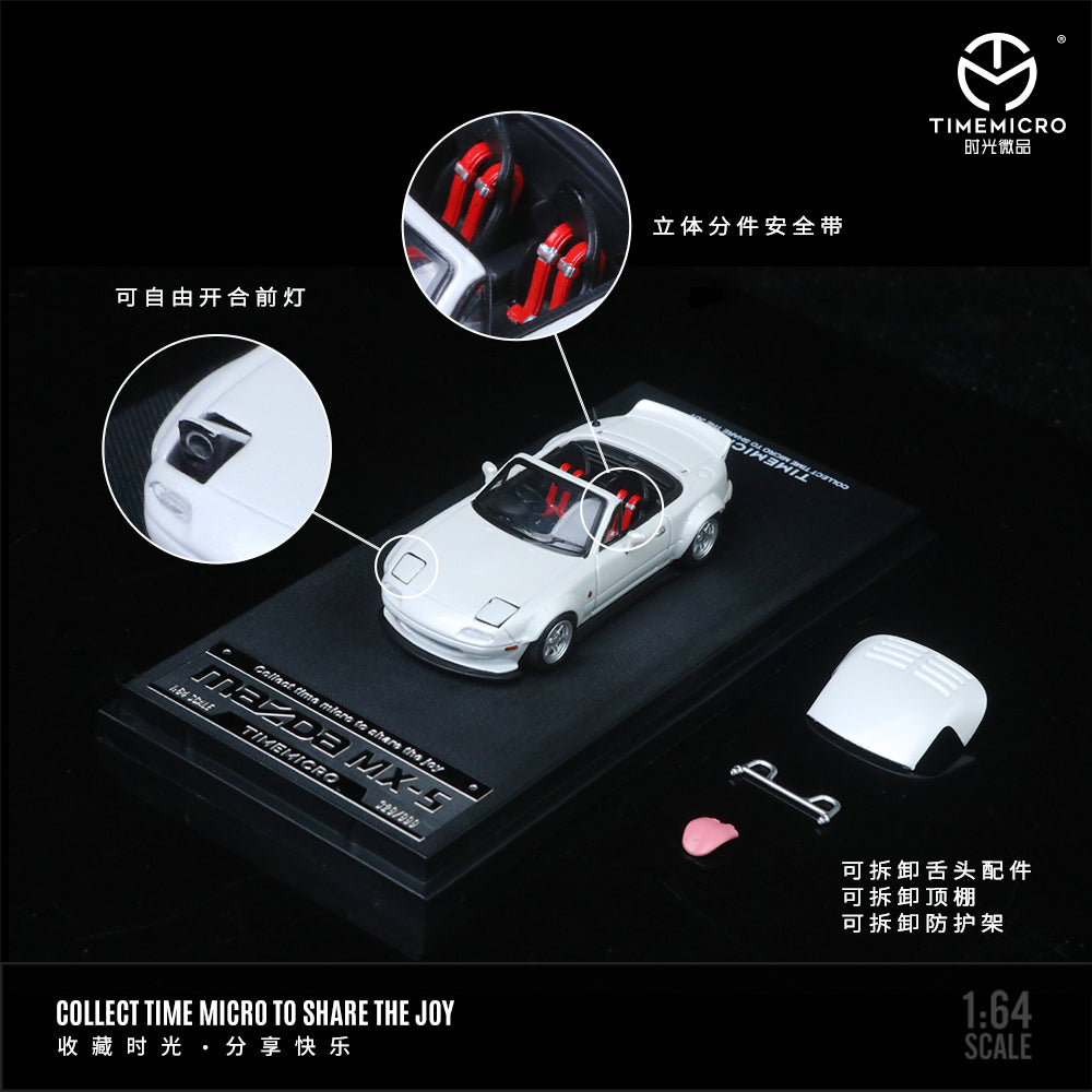 [Preorder] Time Micro 1:64 Mazda MX5 (3 Colors)