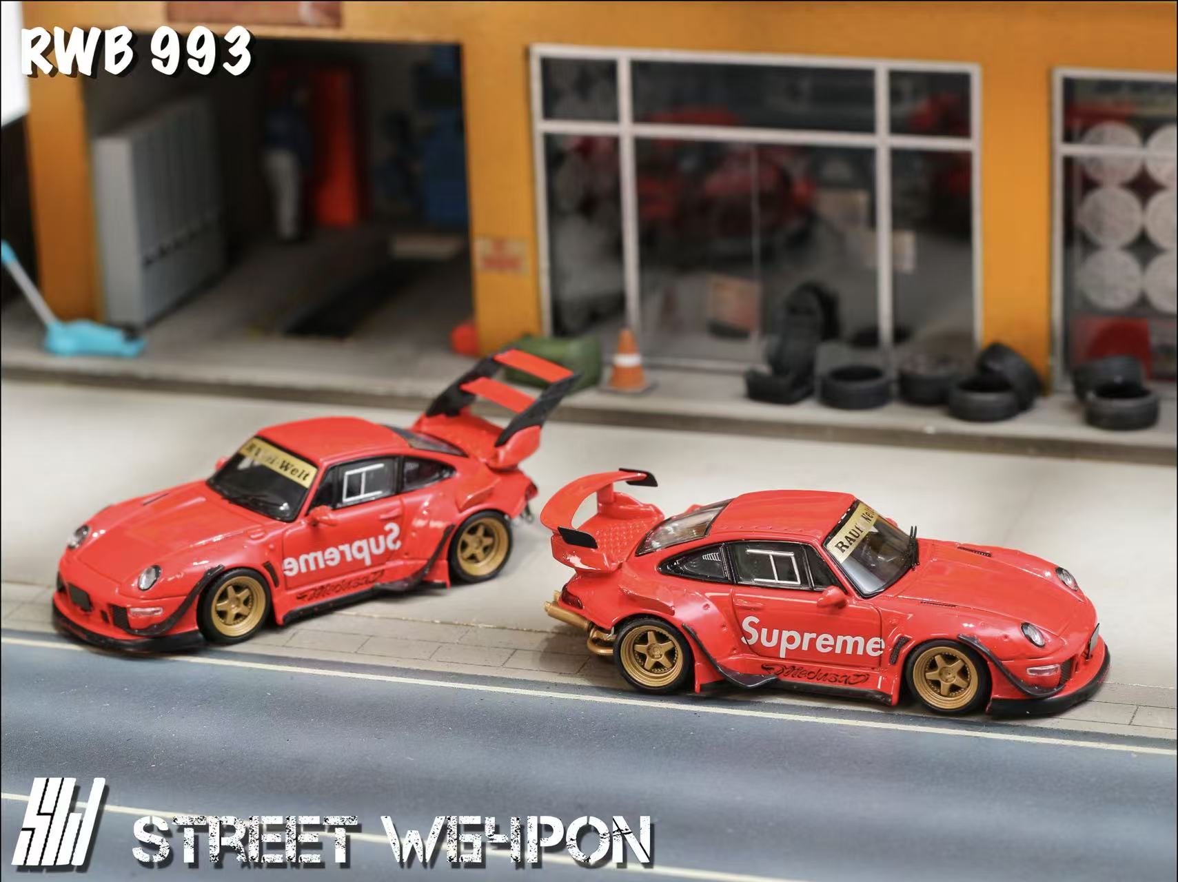 Street Weapon 1:64 RWB 993 Supreme (2 Versions) – Horizon Diecast