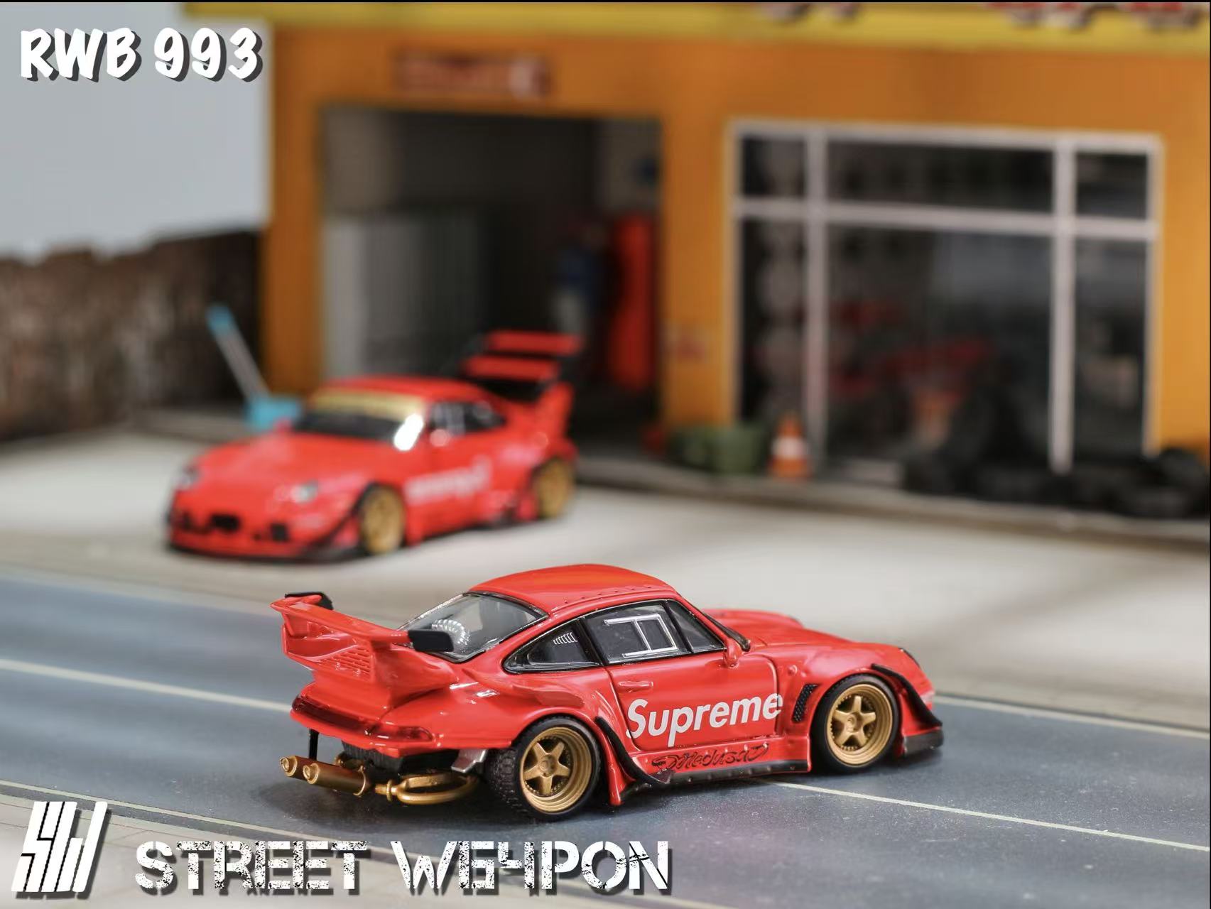 Street Weapon 1:64 RWB 993 Supreme (2 Versions) – Horizon Diecast