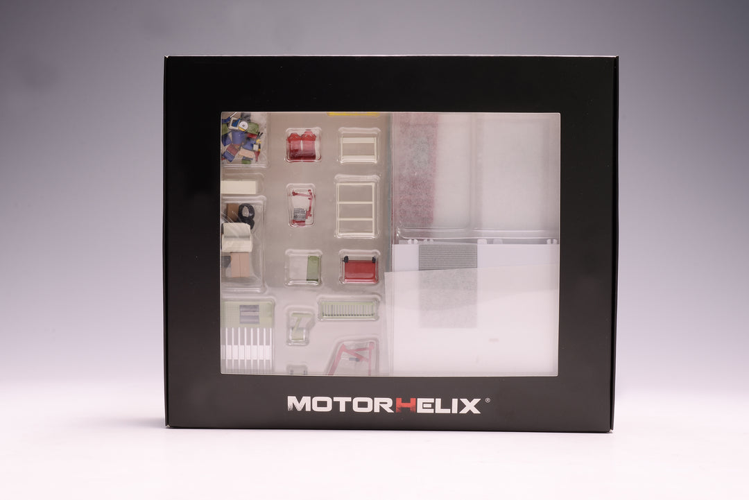 [Preorder] MOTORHELIX 1:64 REPAIR SHOP Scene Set Model