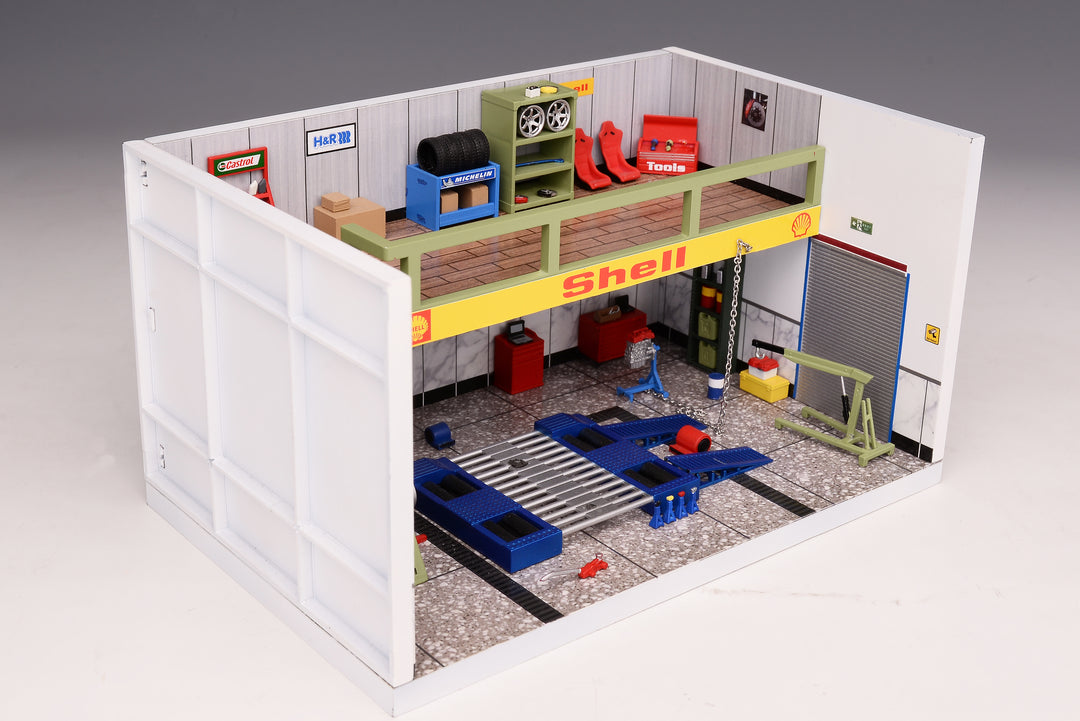 [Preorder] MOTORHELIX 1:64 REPAIR SHOP Scene Set Model