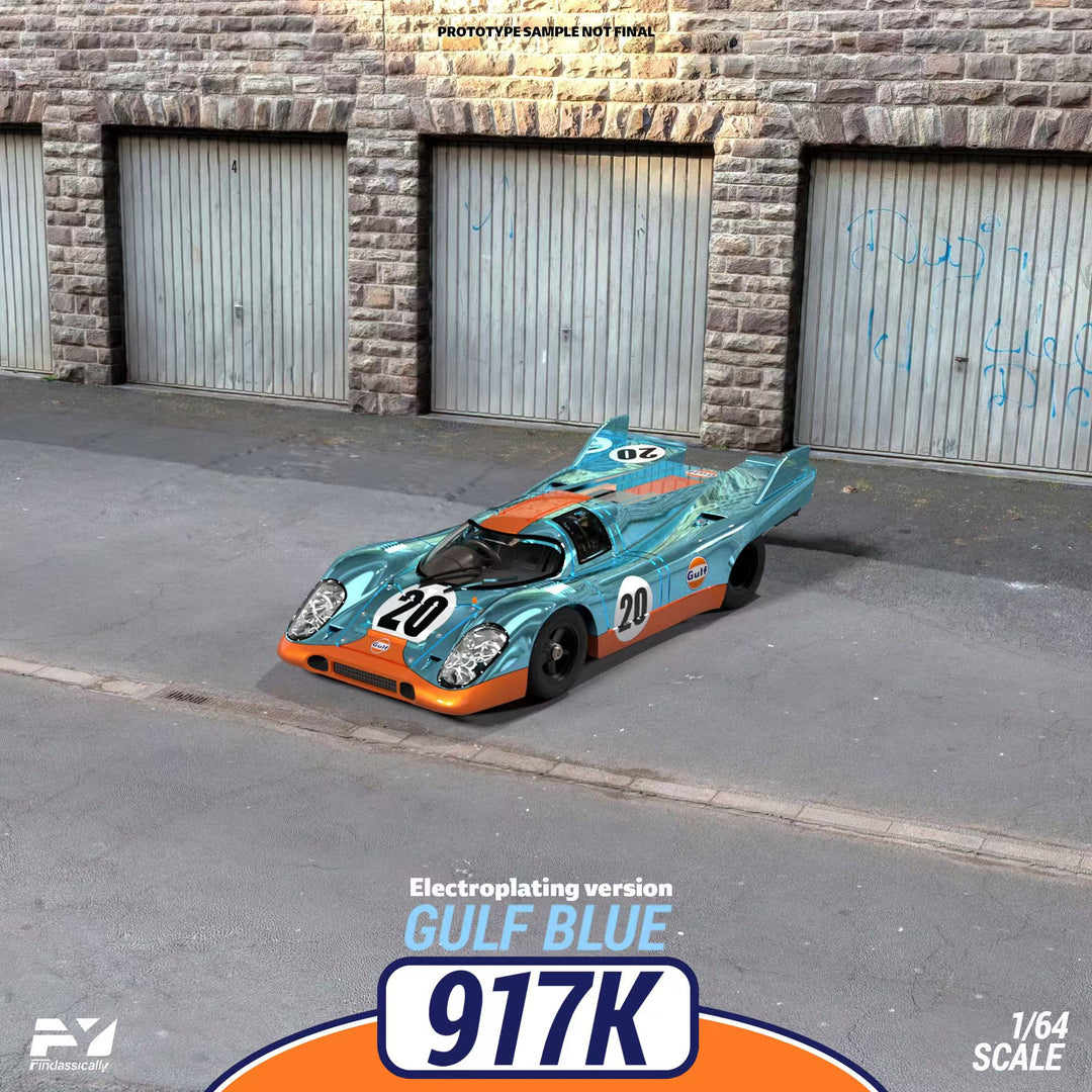 [Preorder] Finclassically 1:64 Porsche 917K Chrome Gulf #20