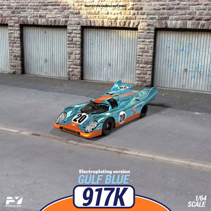 [Preorder] Finclassically 1:64 Porsche 917K Chrome Gulf #20