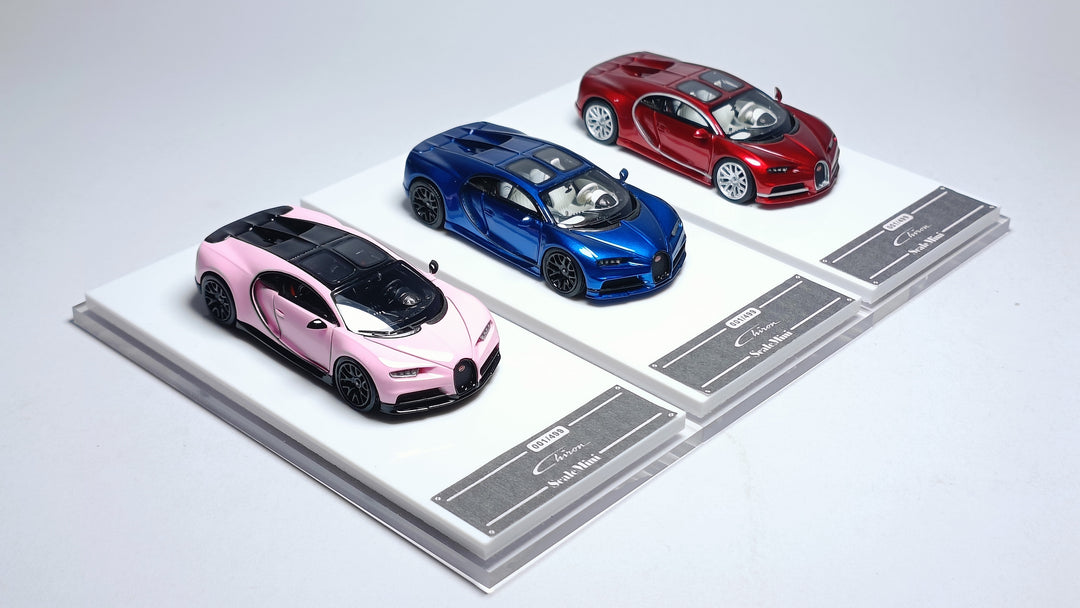 [Preorder] ScaleMini 1:64 Bugatti Chiron (3 Colors)