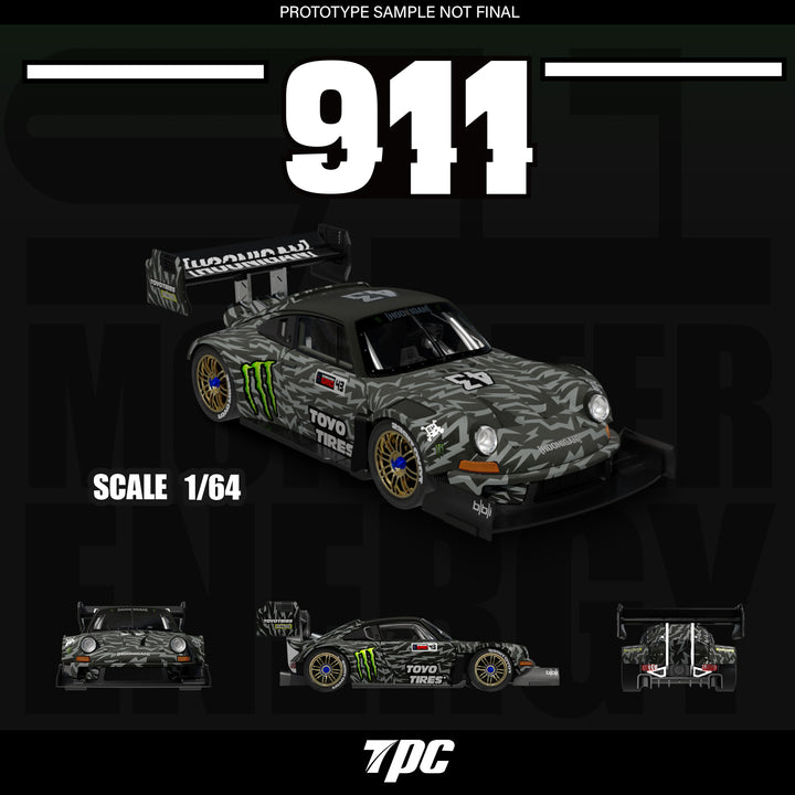 [Preorder] TPC 1:64 Ken Block 1400hp Porsche 911 (2 Colors)