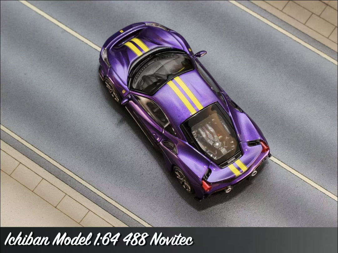 [Preorder] Ichiban Model 1:64 488 Novitec (3 Colors)