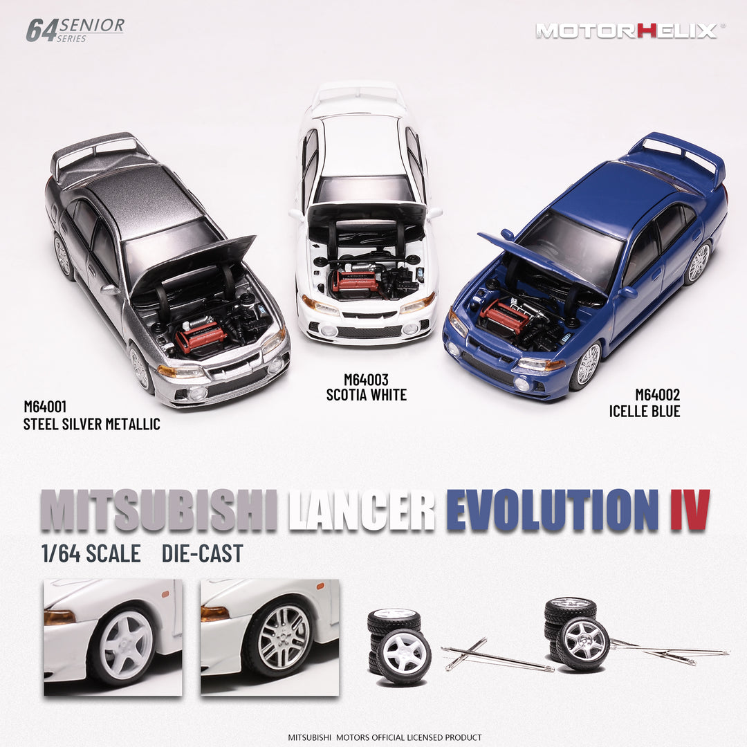 [Preorder] MOTORHELIX 1:64 Senior Series Mitsubishi Lancer Evolution IV