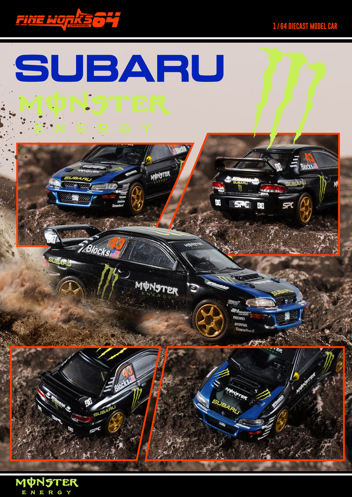 Preorder] Fine works64 1:64 Subaru WRC Rally Champion (2 Colors