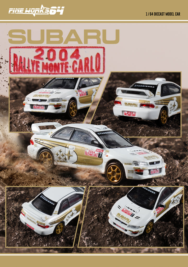 [Preorder] Fine works64 1:64 Subaru WRC Rally Champion (2 Colors)