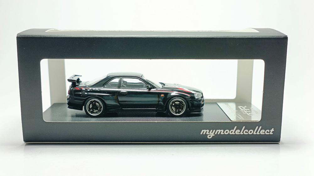 [Preorder] Model Collect 1:64 Nissan Skyline R-34 V-spec Black