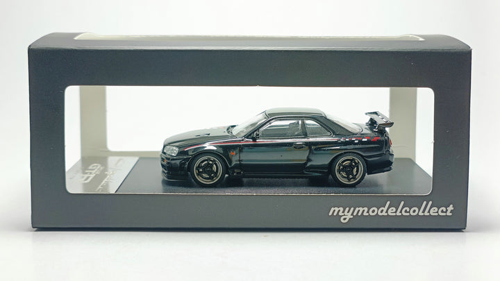 [Preorder] Model Collect 1:64 Nissan Skyline R-34 V-spec Black