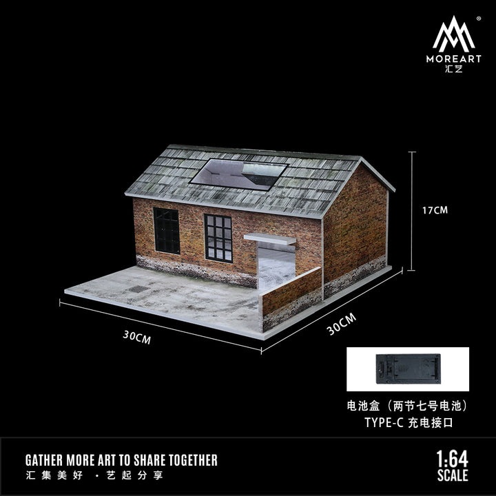 [Preorder] MoreArt 1:64 OLD FACTORY SCENE MODEL