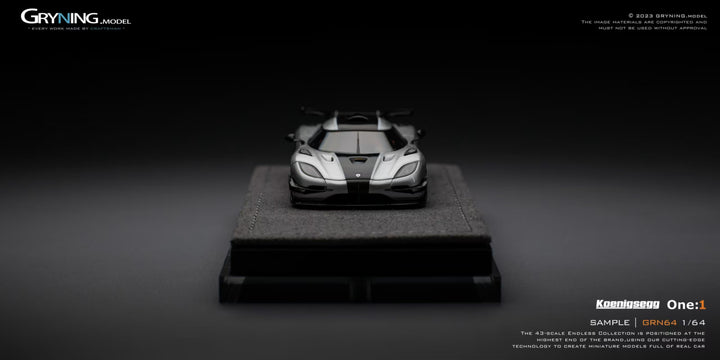 [Preorder] GRYNING Model 1:64 GRN 64 Koenigsegg One:1  (2 Colors)