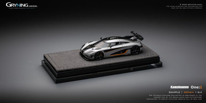 [Preorder] GRYNING Model 1:64 GRN 64 Koenigsegg One:1  (2 Colors)