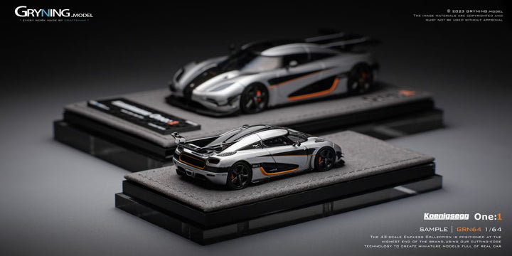 [Preorder] GRYNING Model 1:64 GRN 64 Koenigsegg One:1  (2 Colors)