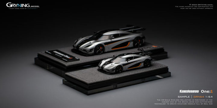 [Preorder] GRYNING Model 1:64 GRN 64 Koenigsegg One:1  (2 Colors)