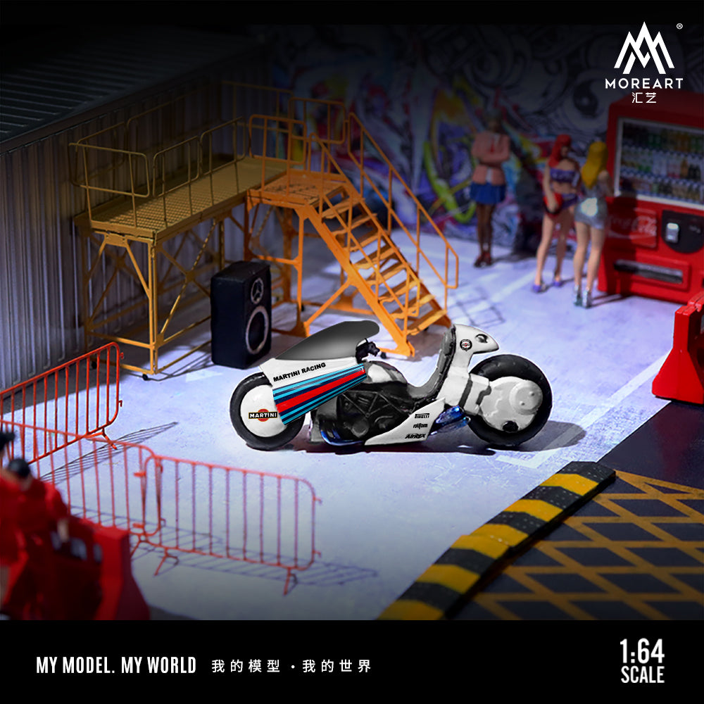 MoreArt 1:64 AKIRA RESIN MOTORCYCLE FIGURE (2 Versions) MO222120