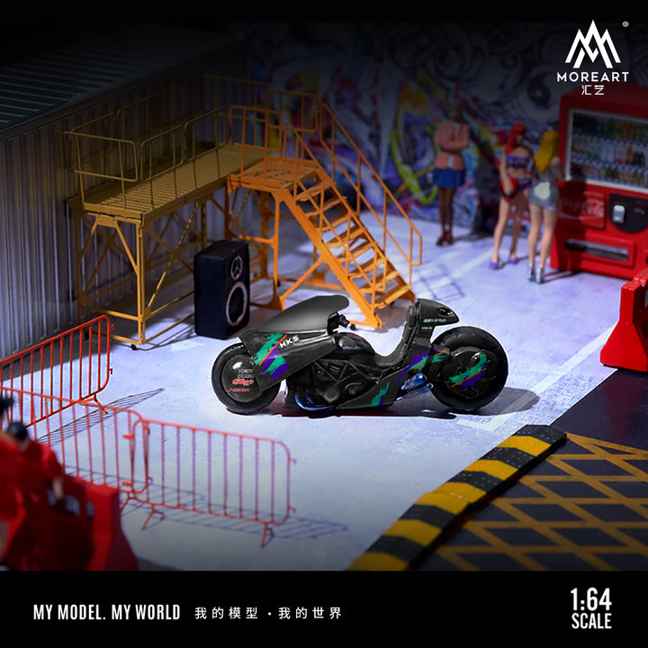 [Preorder] MoreArt 1:64 AKIRA RESIN MOTORCYCLE FIGURE (2 Versions)