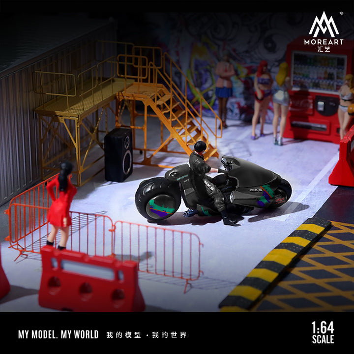 [Preorder] MoreArt 1:64 AKIRA RESIN MOTORCYCLE FIGURE (2 Versions)