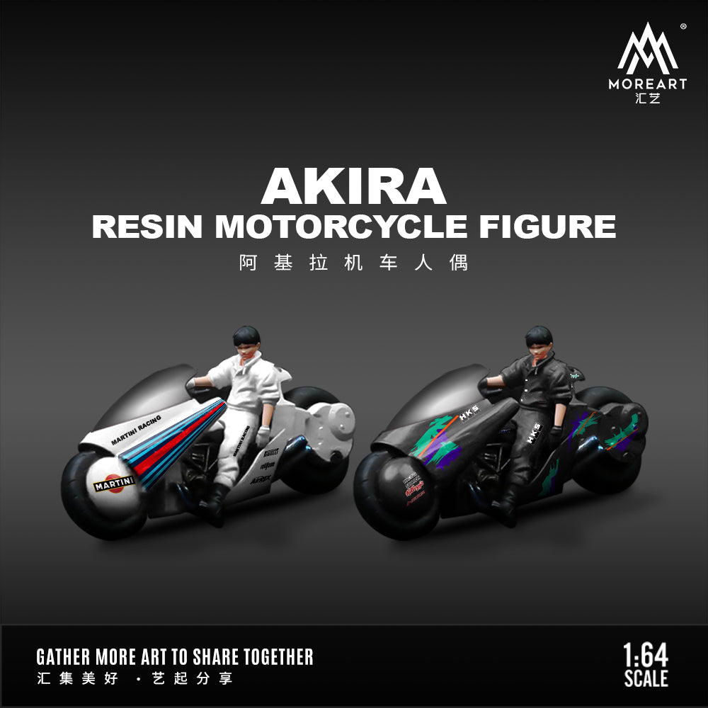 MoreArt 1:64 AKIRA RESIN MOTORCYCLE FIGURE (2 Versions) MO222120
