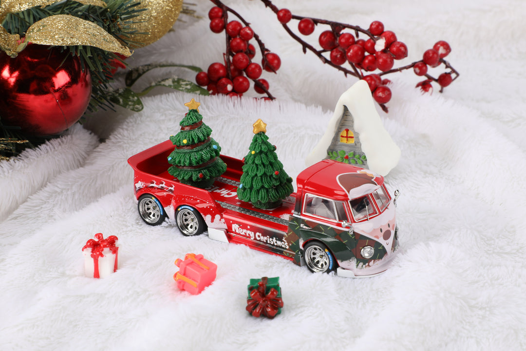 [Preorder] Liberty64 1:64 Volkswagen T1 & Beetle Christmas Livery Series (2 Versions)