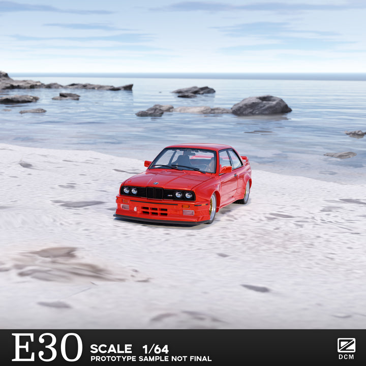 [Preorder] DCM 1:64 BMW M3 E30 (2 Colors)