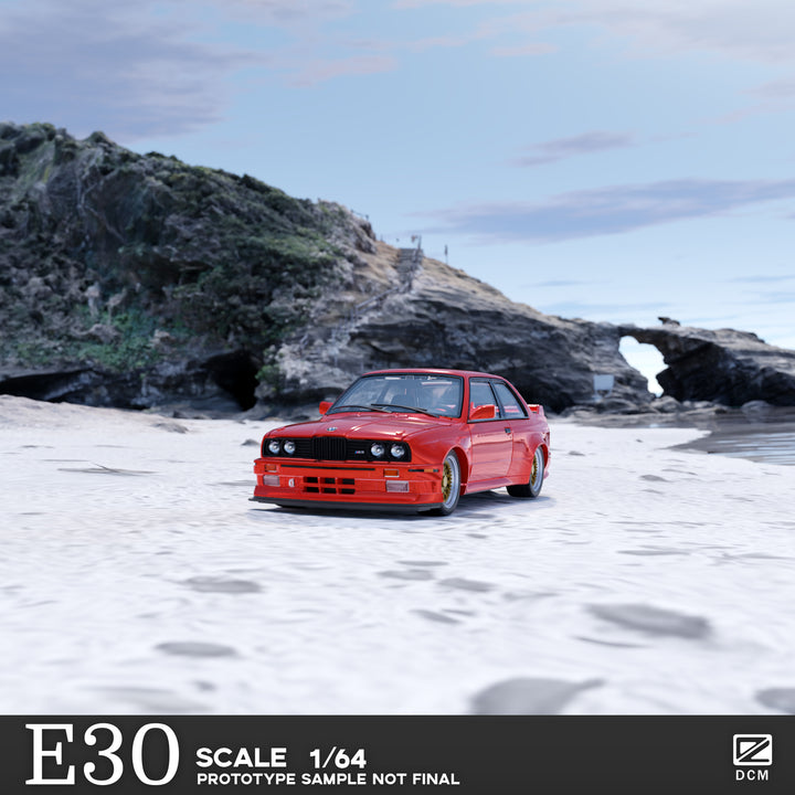 [Preorder] DCM 1:64 BMW M3 E30 (2 Colors)