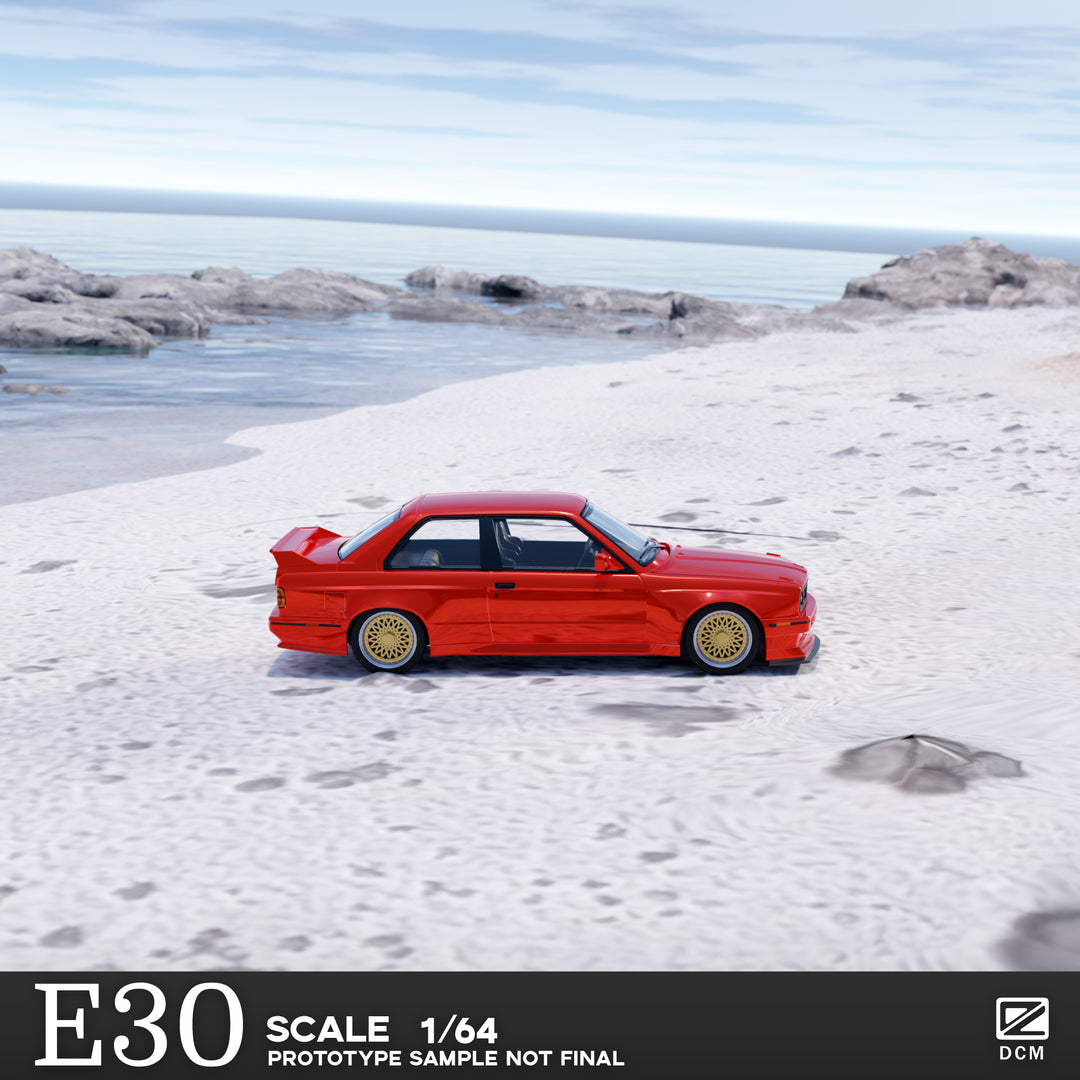 [Preorder] DCM 1:64 BMW M3 E30 (2 Colors)