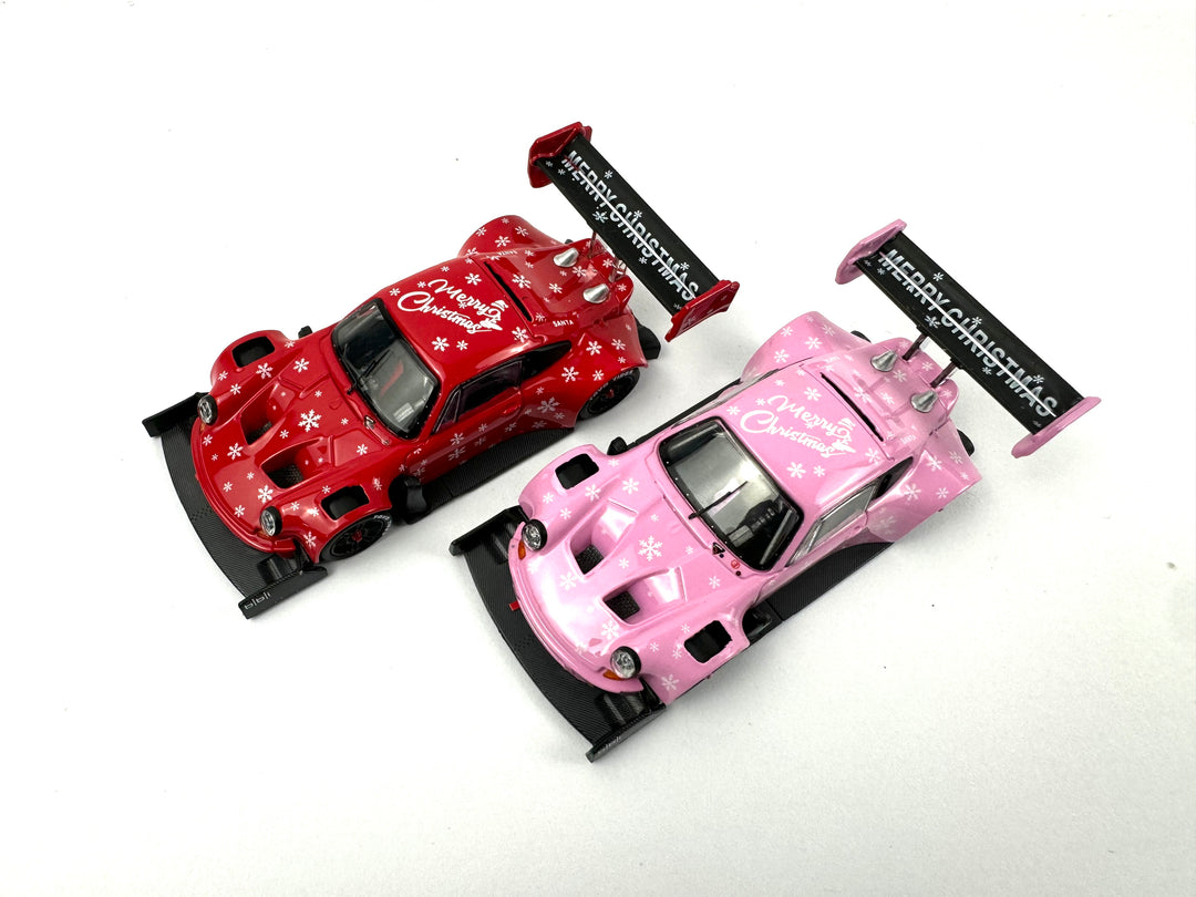 [Preorder] Top Models 1:64 Porsche 911 SVRSR Hoonipigasus Christmas Version (2 Colors)