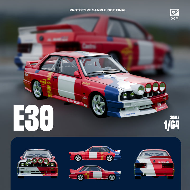 [Preorder] DCM 1:64 BMW M3 E30 Rally Version