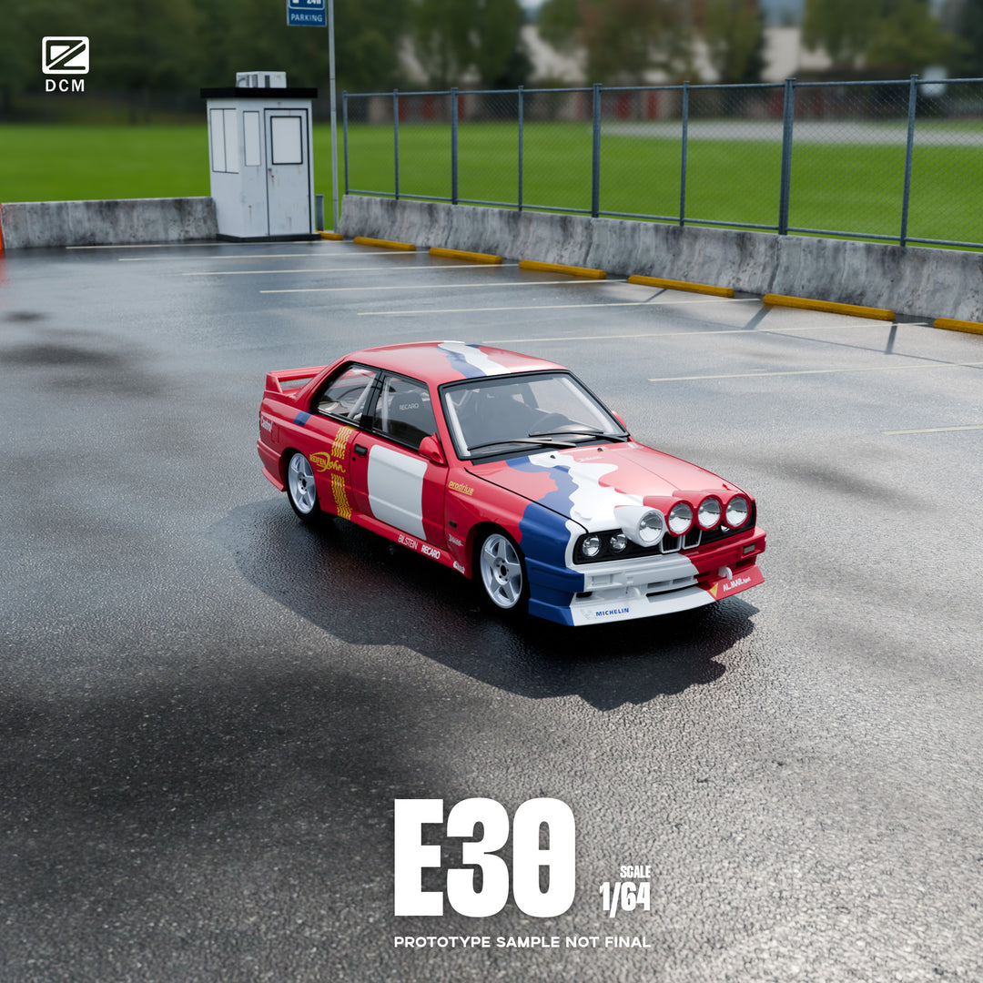 [Preorder] DCM 1:64 BMW M3 E30 Rally Version