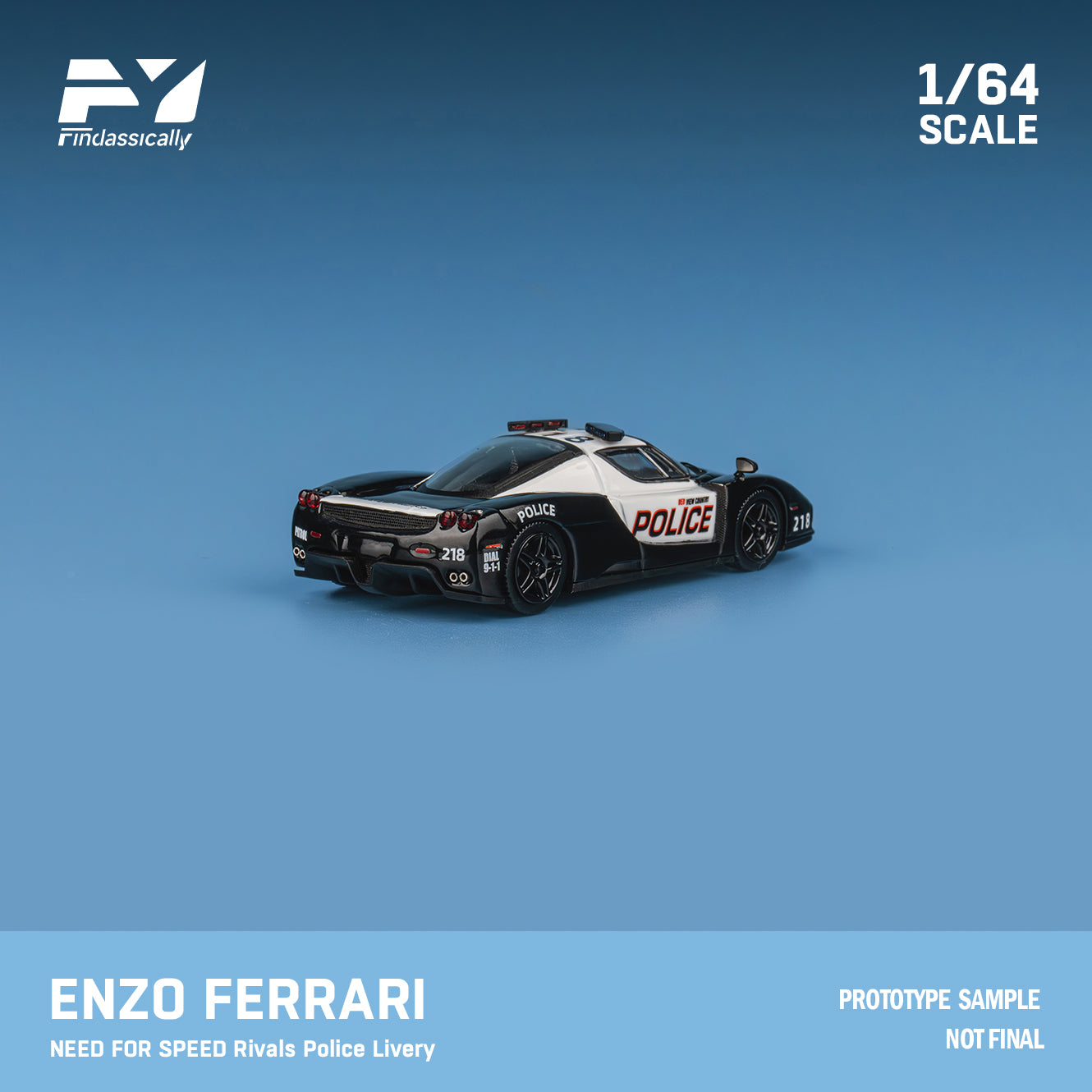 Finclassically 1:64 Enzo (2 Versions) – Horizon Diecast
