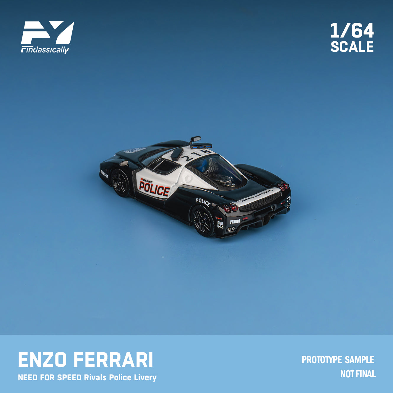 Finclassically 1:64 Enzo (2 Versions) – Horizon Diecast