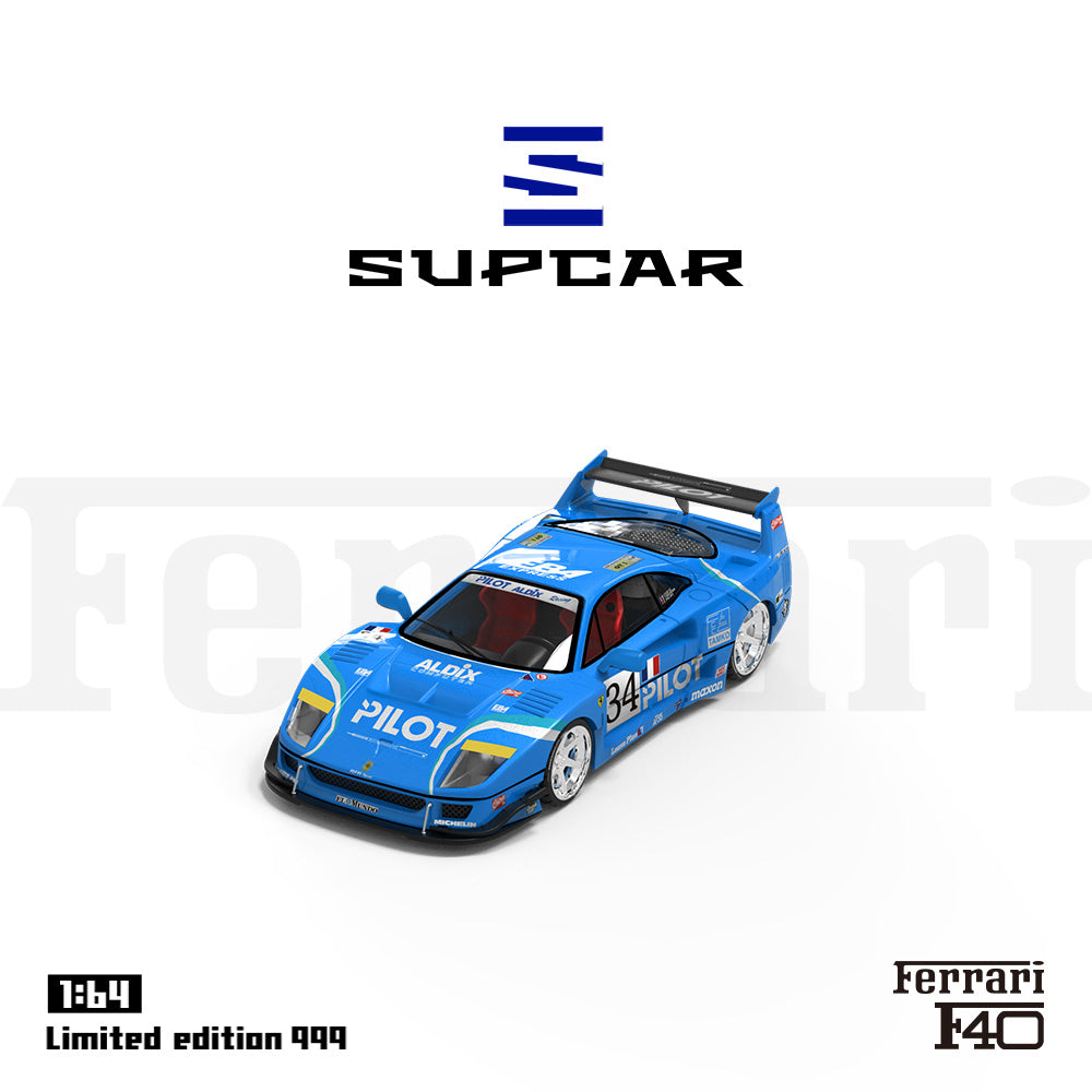 [Preorder] SUPCAR 1:64 Ferrari F40 Marlboro / #34 Racing (2 Colors)