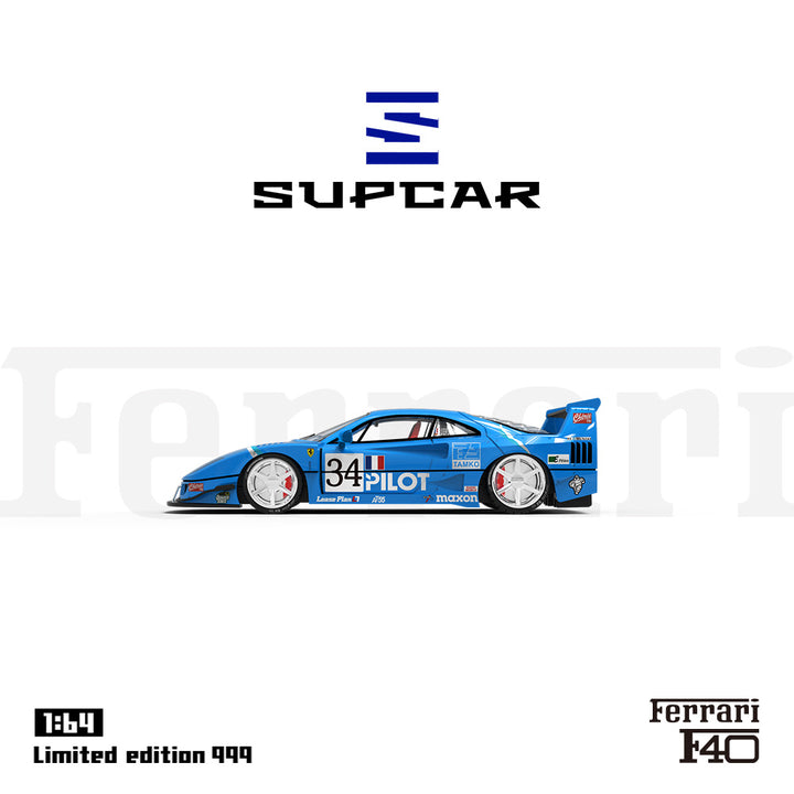 [Preorder] SUPCAR 1:64 Ferrari F40 Marlboro / #34 Racing (2 Colors)