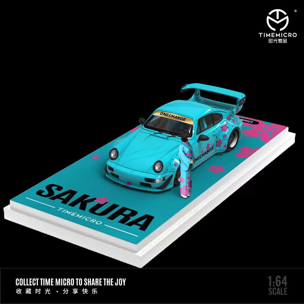 Time Micro 1:64 Porsche 911 992 / 964 Sakura (4 Versions