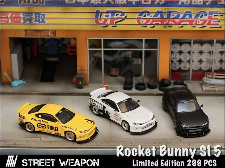 Street Weapon 1:64 Nissan Silvia S15 Rocket Bunny (3 Colors)