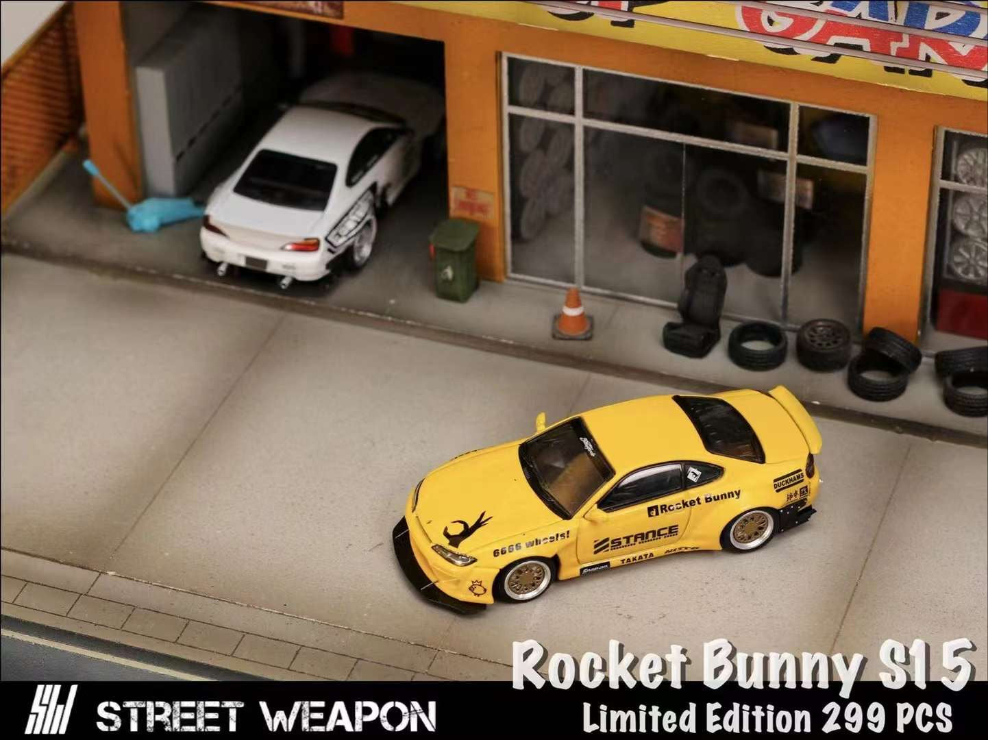 Street Weapon 1:64 Nissan Silvia S15 Rocket Bunny (3 Colors