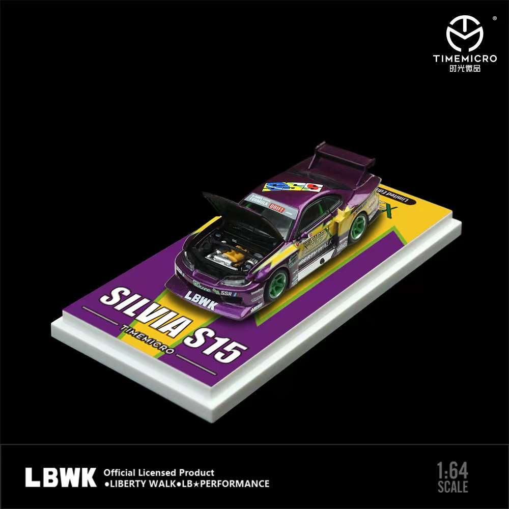 Time Micro 1:64 LBWK S15 Purple Lightning TM646003 – Horizon Diecast