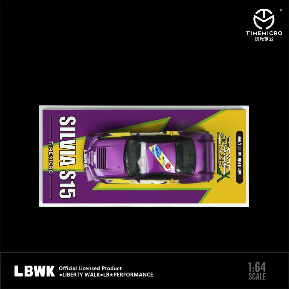 Time Micro 1:64 LBWK S15 Purple Lightning TM646003 – Horizon Diecast